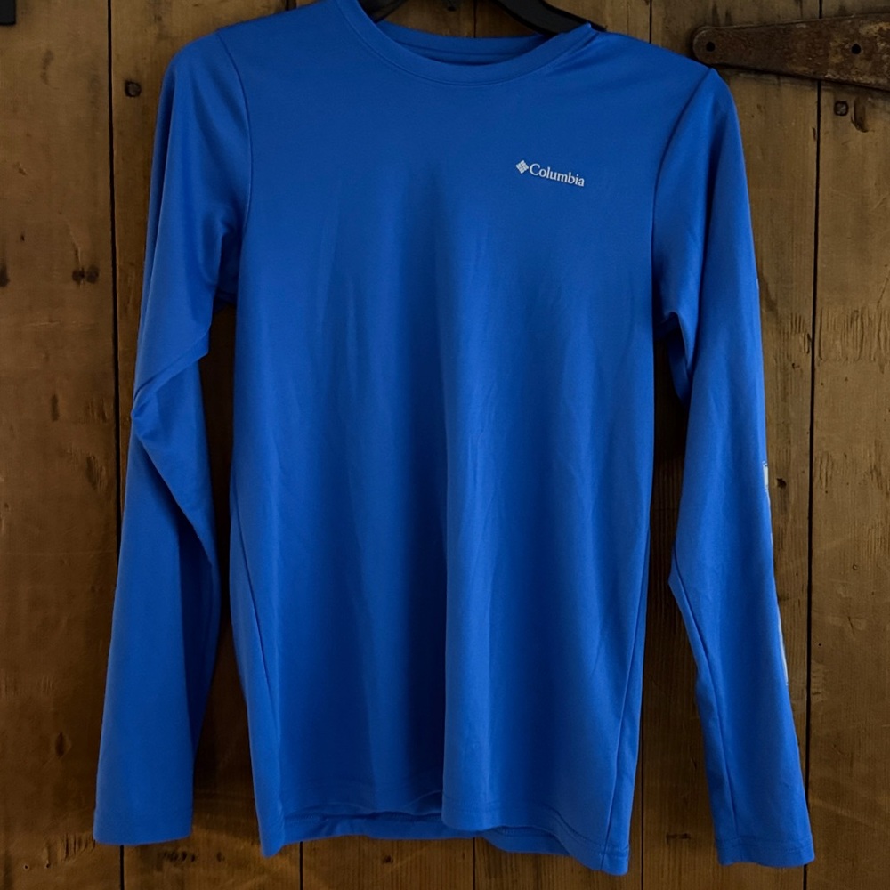 Columbia boys Blue Performance Long Sleeve